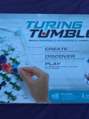 stem Turing Tumble Marble-Powered Computer Game - Blue, Green, Orange, Purple